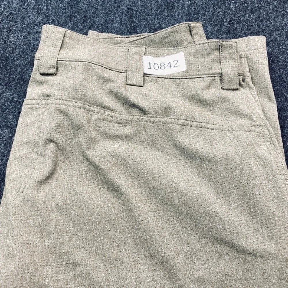 Duluth Trading Co Pants Men 40x30 Tan Polyester Performance Straight Leg 53721B